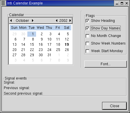 Calendar