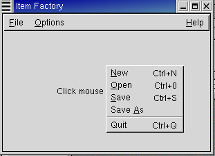 Item Factory Example